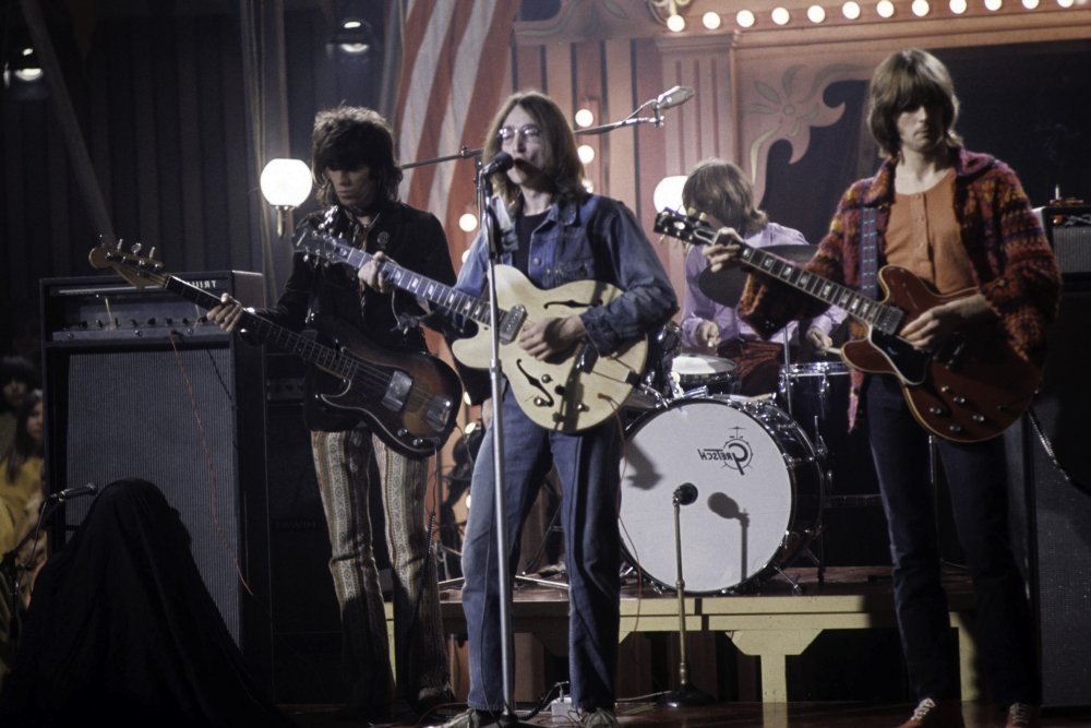 ポスタークラプトンジョンレノンキースリチャード共演